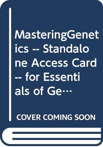 MasteringGenetics -- Standalone Access Card -- for Essentials of Genetics