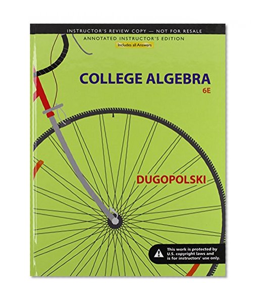 College Algebra - 6th Edit (Instructor Edition)