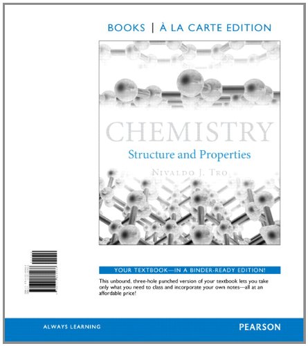 Chemistry: Structure and Properties, Books a la Carte Edition