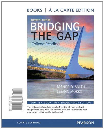 Bridging the Gap, Books a la Carte Plus NEW MyReadingLab with eText -- Access Card Package (11th Edition)