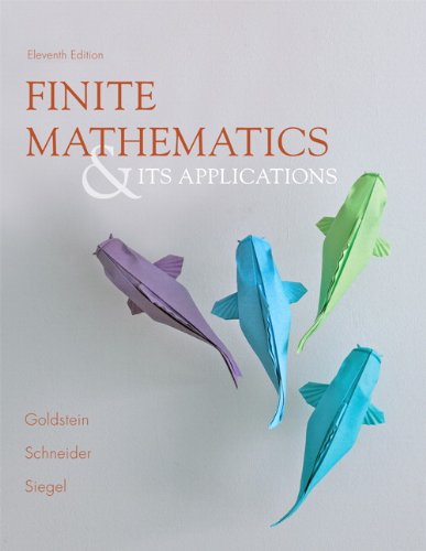 Book Cover Finite Mathematics & Its Applications (11th Edition)