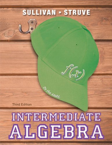 Book Cover Intermediate Algebra (3rd Edition)