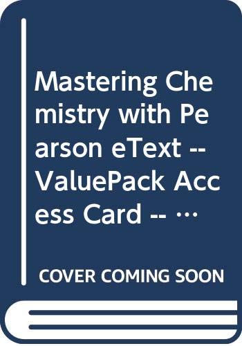 MasteringChemistry with Pearson Etext -- Valuepack Access Card -- for Physical Chemistry: Principles and Applications in Biological Sciences