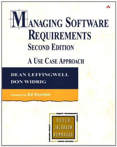 Managing Software Requirements (paperback): A Use Case Approach (Addison-Wesley Object Technology)