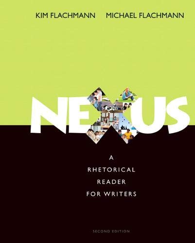 Book Cover Nexus: A Rhetorical Reader for Writers (Mywritinglab)