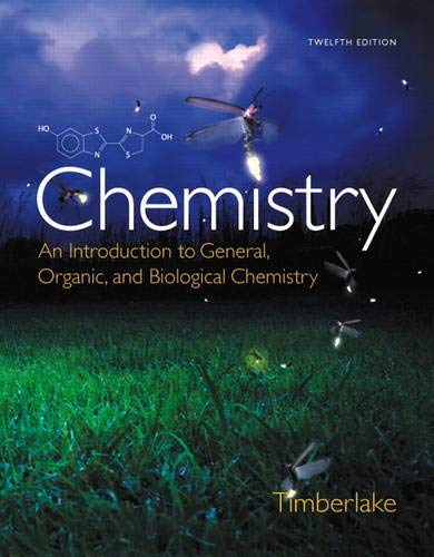 Book Cover Chemistry: An Introduction to General, Organic, and Biological Chemistry (12th Edition) - Standalone book