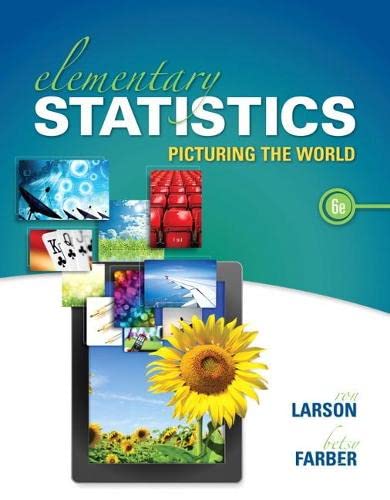 Book Cover Elementary Statistics: Picturing the World