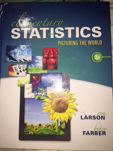 Elementary Statistics: Picturing the World