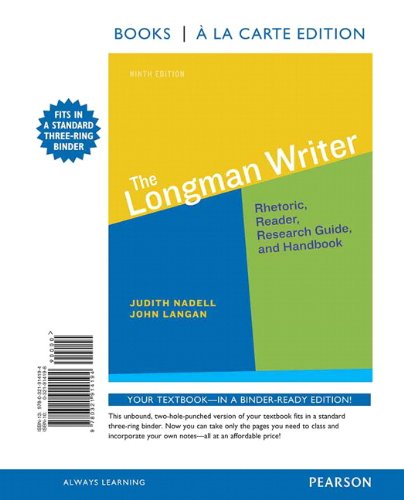 Longman Writer, The, Books a la Carte Edition (9th Edition)