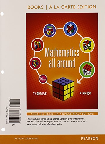 Mathematics All Around, Books a la Carte Edition Plus NEW MyLab Math with Pearson eText -- Access Card Package (5th Edition)