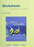 Worksheets for Elementary and Intermediate Algebra: Concepts & Applications Plus MML (5th Edition)