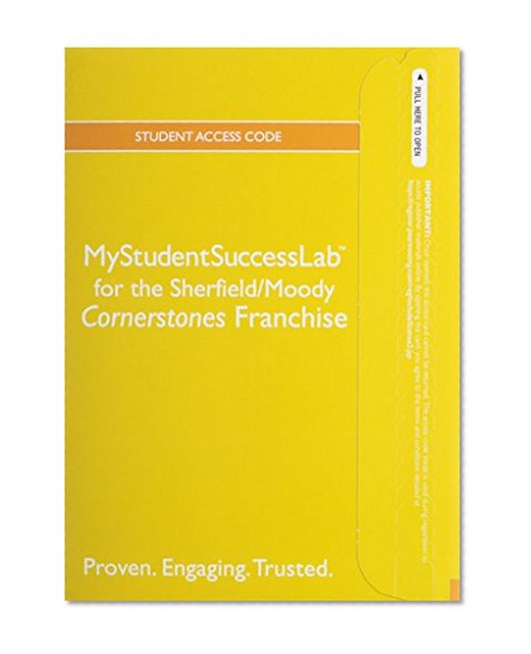 NEW MyStudentSuccessLab with Pearson eText -- Standalone Access Card -- for the Cornerstones Franchise