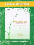 Guided Lecture Notes for Precalculus: Concepts Through Functions, A Unit Circle Approach to Trigonometry