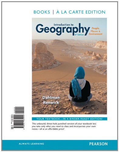 Introduction to Geography: People, Places & Environment, Books a la Carte Plus MasteringGeography with eText -- Access Card Package (6th Edition)