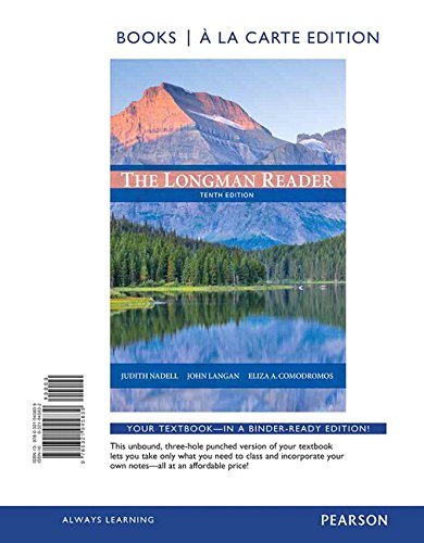The Longman Reader, Books a la Carte Edition (10th Edition)