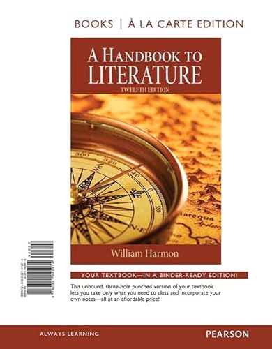 A Handbook to Literature, Books a la Carte Edition (12th Edition)
