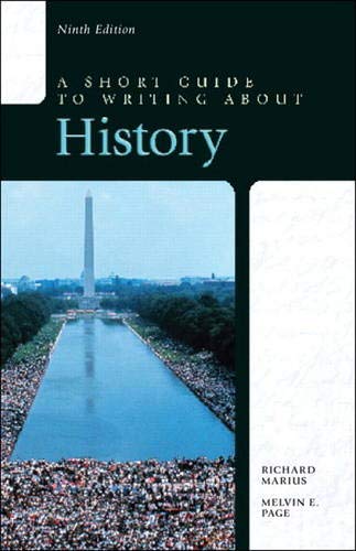 Book Cover Short Guide to Writing about History, A (Short Guides)