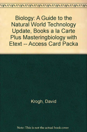 Biology: A Guide to the Natural World Technology Update, Books a la Carte Plus MasteringBiology with eText -- Access Card Package (5th Edition)