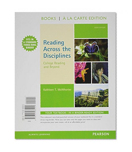Reading Across the Disciplines: College Reading and Beyond, Books a la Carte Edition (6th Edition)