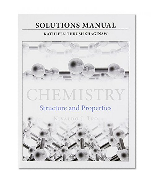 Book Cover Solutions Manual for for Chemistry: Structure and Properties