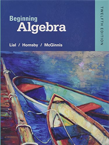 Book Cover Beginning Algebra (12th Edition)
