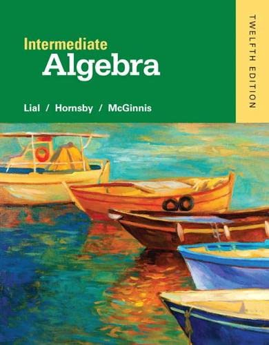 Book Cover Intermediate Algebra
