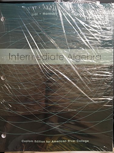 Intermediate Algebra
