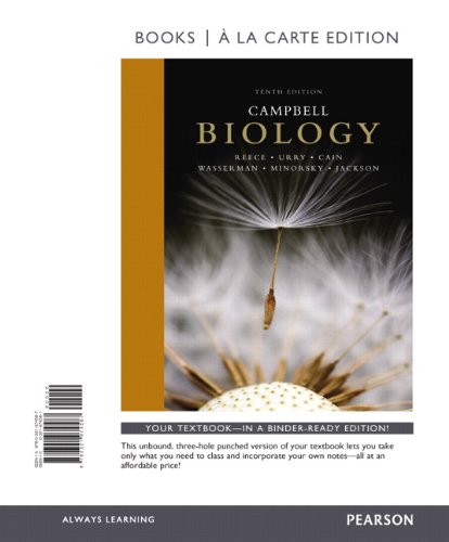 Book Cover Campbell Biology, Books a la Carte Edition (10th Edition)