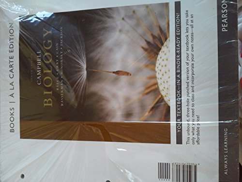Campbell Biology, Books a la Carte Edition (10th Edition)