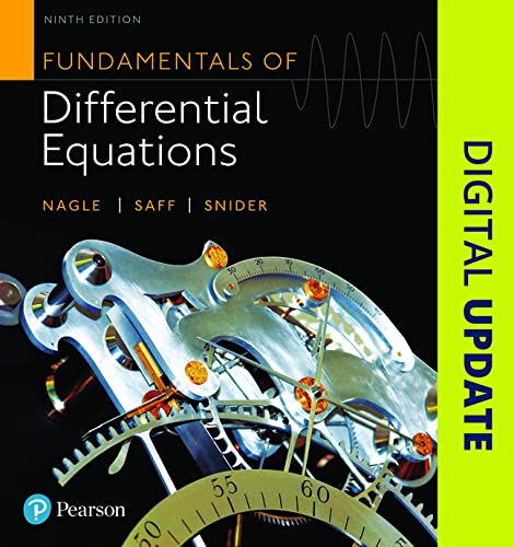 Book Cover Fundamentals of Differential Equations