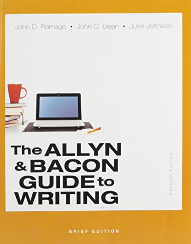 Accelerated Learning Solution for The Allyn & Bacon Guide to Writing, Brief Edition