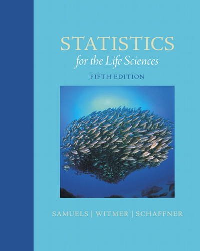 Book Cover Statistics for the Life Sciences