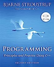 Book Cover Programming: Principles and Practice Using C++ (2nd Edition)