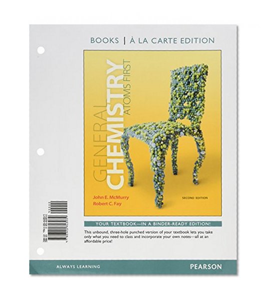 General Chemistry: Atoms First, Books a la Carte Edition;  Modified Mastering Chemistry with Pearson eText -- ValuePack Access Card -- for General Chemistry: Atoms First (2nd Edition)