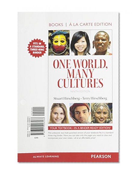 One World Many Cultures, Books a la Carte Edition (9th Edition)