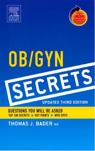 Ob / Gyn Secrets, Updated 3rd Edition