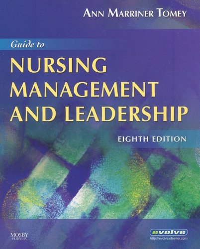 Book Cover Guide to Nursing Management and Leadership (Guide to Nursing Management & Leadership (Marriner-Tomey))