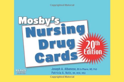 Mosby's Nursing Drug Cards, 20e