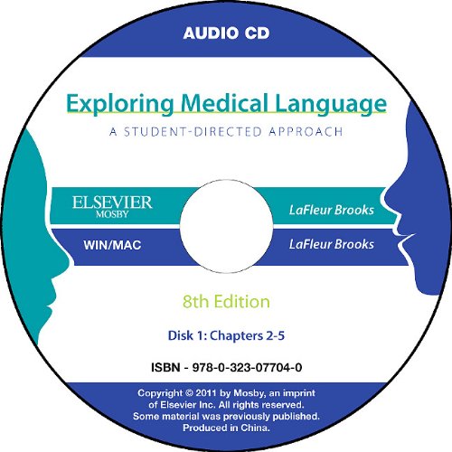 Audio CDs for Exploring Medical Language, 8e