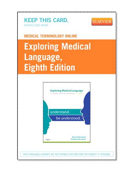 Medical Terminology Online for Exploring Medical Language (Access Code), 8e