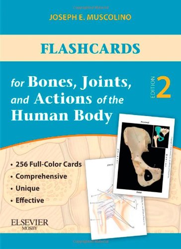 Flashcards for Bones, Joints, and Actions of the Human Body-1st edition