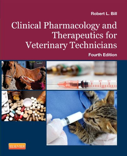 Book Cover Clinical Pharmacology and Therapeutics for the Veterinary Technician, 4e