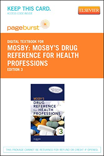 Mosby's Drug Reference for Health Professions - Elsevier eBook on VitalSource (Retail Access Card)