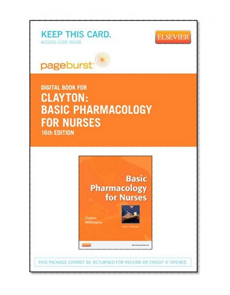 Basic Pharmacology for Nurses - Elsevier eBook on VitalSource (Retail Access Card), 16e