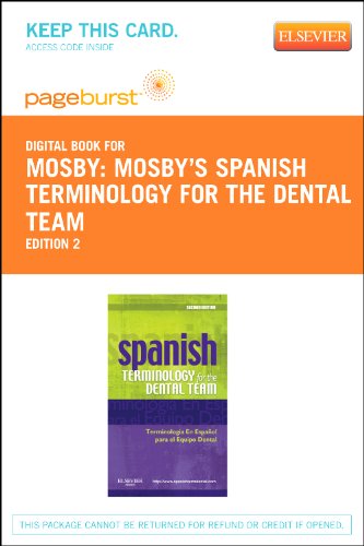 Spanish Terminology for the Dental Team - Elsevier eBook on VitalSource (Retail Access Card)