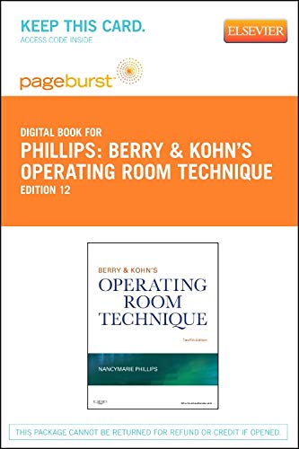 Berry & Kohn's Operating Room Technique - Elsevier eBook on VitalSource (Retail Access Card), 12e