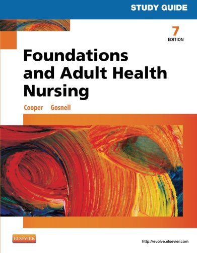 Book Cover Study Guide for Foundations and Adult Health Nursing, 7e