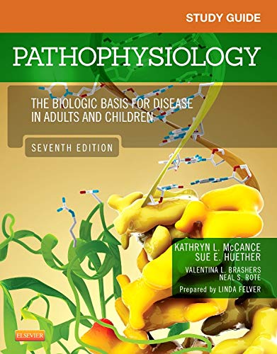 Book Cover Study Guide for Pathophysiology
