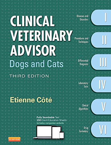 Book Cover Clinical Veterinary Advisor: Dogs and Cats