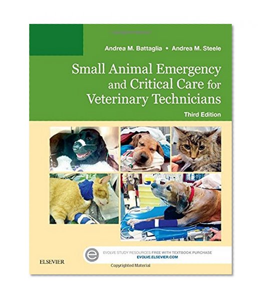 Book Cover Small Animal Emergency and Critical Care for Veterinary Technicians, 3e